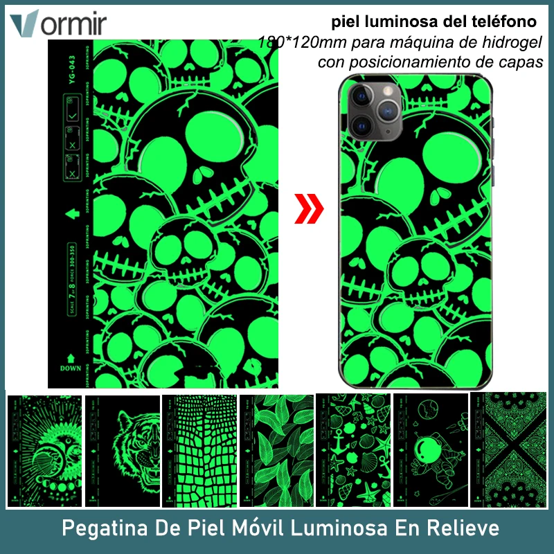 Skin Back Iphone Embossed Skins Phone Sticker Movies Sheet