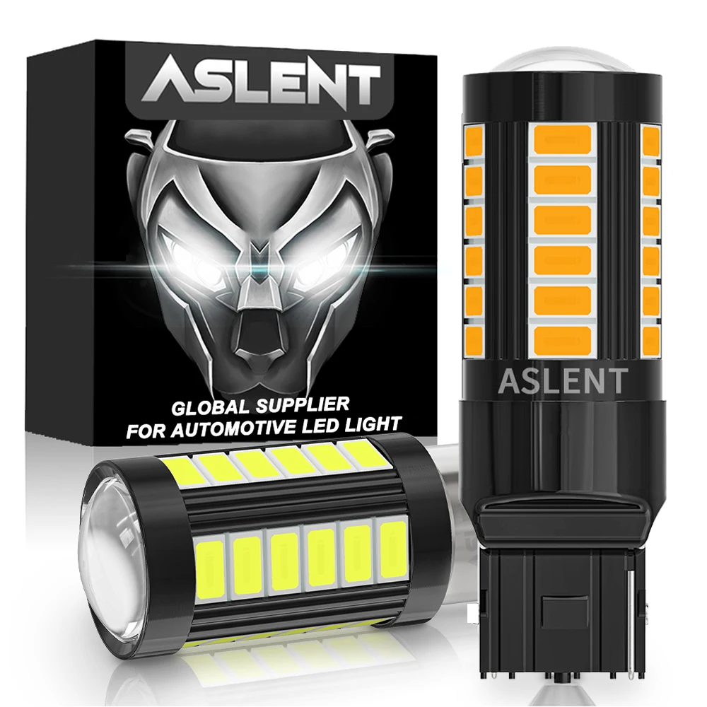 

2x 7440 W21W WY21W 7443 W21/5W 3157 3156 BAY15D P21/5W 1156 LED Bulb P21W BAU15S 12V 24V Turn Signal Light Brake Reverse Lamp