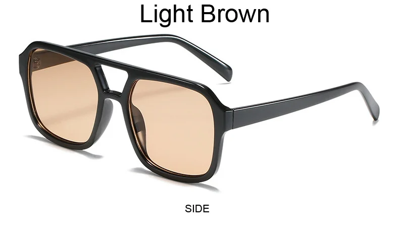 Vintage Marke Designer Quadrat Sonnenbrille Frau Mode Retro Candy Farben Spiegel Sonnenbrille Weibliche Schwarz Shades Oculos De Sol – Detail 16