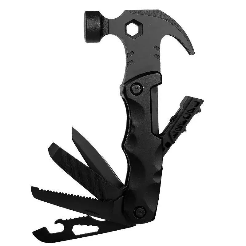 

Multifunctional claw hammer Portable multifunctional hammer Multipurpose folding pliers hammer Survival outdoor tool