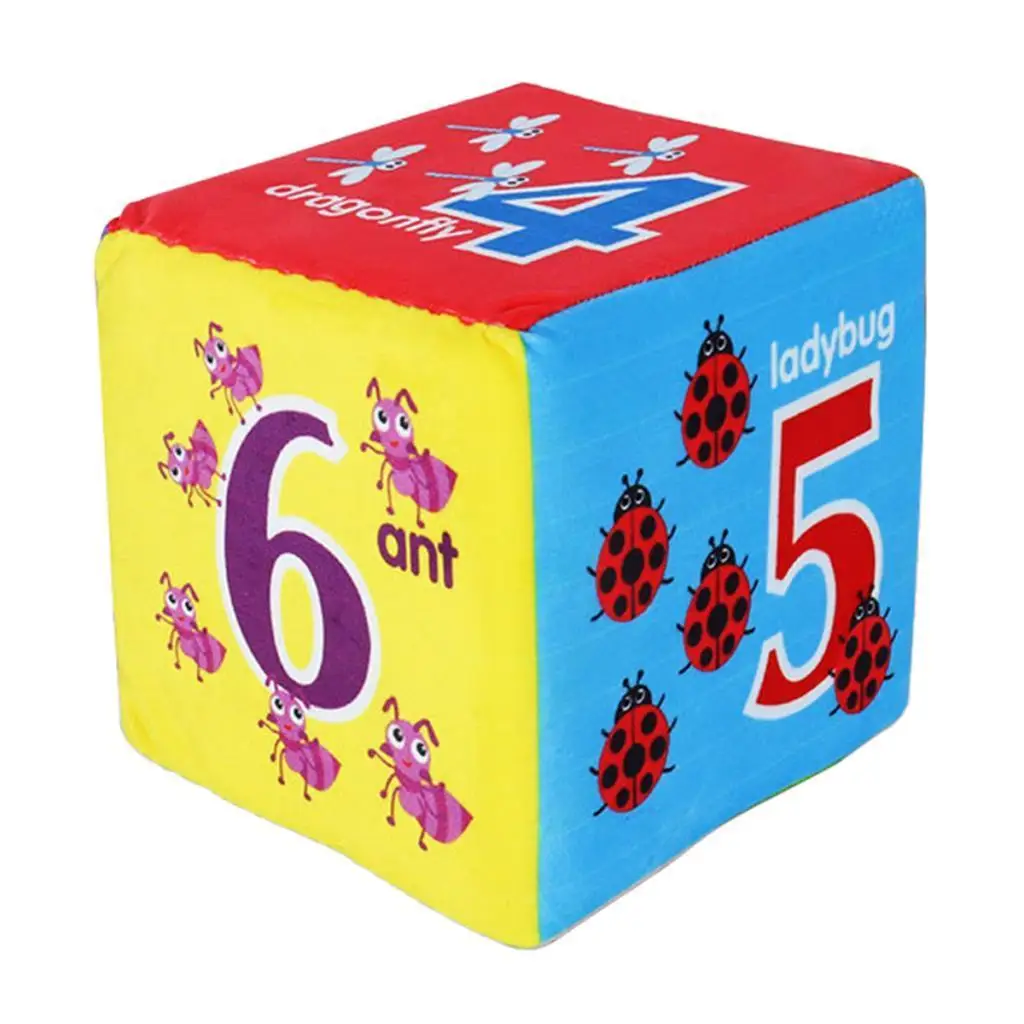 1pc Large Foam Dice Soft Colorful Jumbo Foam Large Dice Dot/Number 15cm 6' Carnival Favor Toy Early Educational Supplies