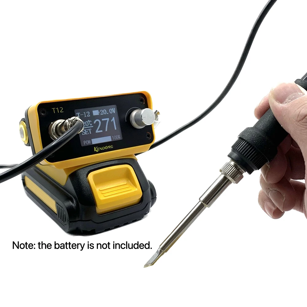 Dewalt 20V 리튬 이온 배터리 솔더를 위한 PTS300D 전기 솔더 스테이션 T12 70W Makita/Milwaukee/Bosch를 위한 무선 납땜 철