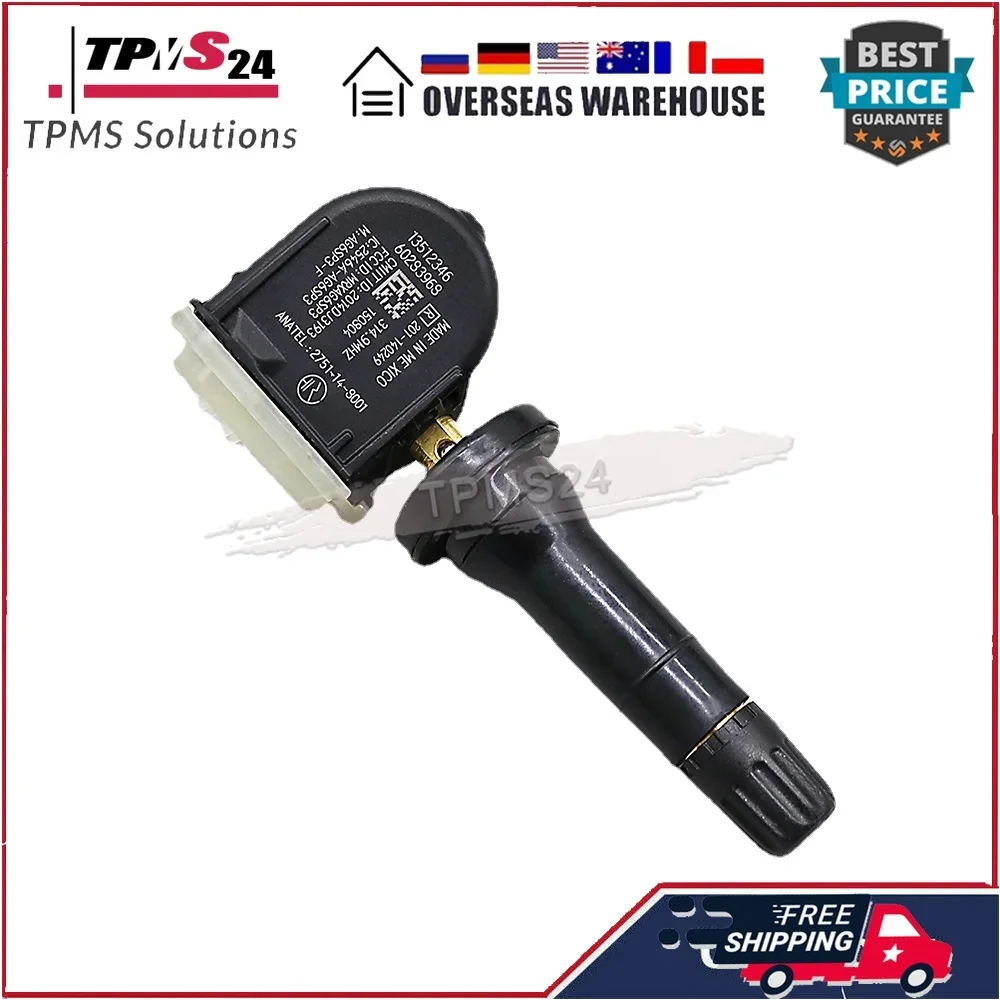 2019-2023  ݷζ GMC ĳ Ÿ̾ з , 315MHz 13512346 TPMS , 4 