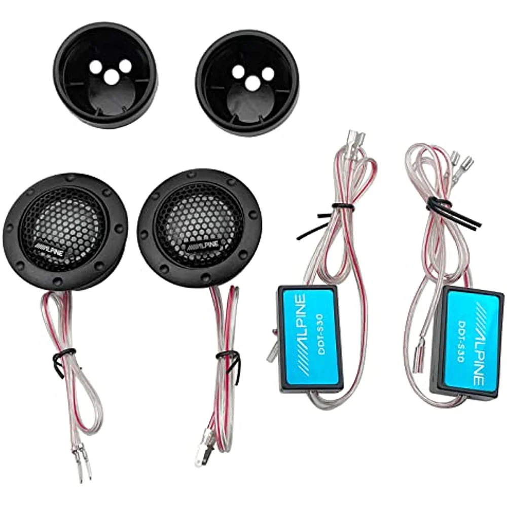 1 Pair DDT-S30 Car Tweeter 180W Car Stereo Speakers 4Ohm Audio Silk Film High-Pitched Loudspeaker For Audio Modification