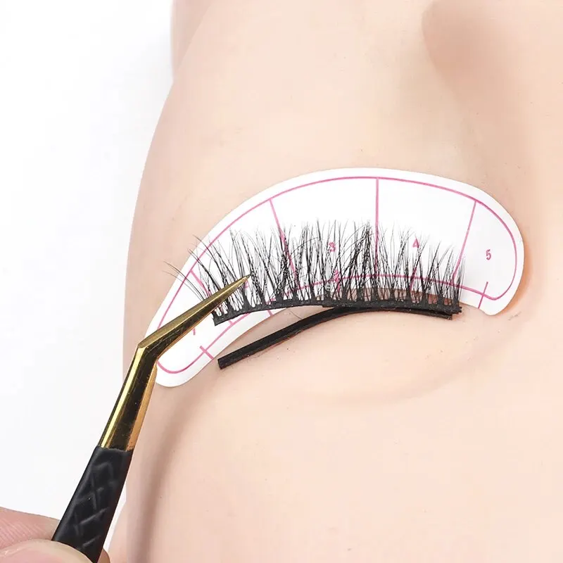 Makeup Eyelash Tweezers High Precision Clip Nail Drill Eyelash Eyebrow Stainless Steel Tweezers Woman Beauty Tools 1pcs