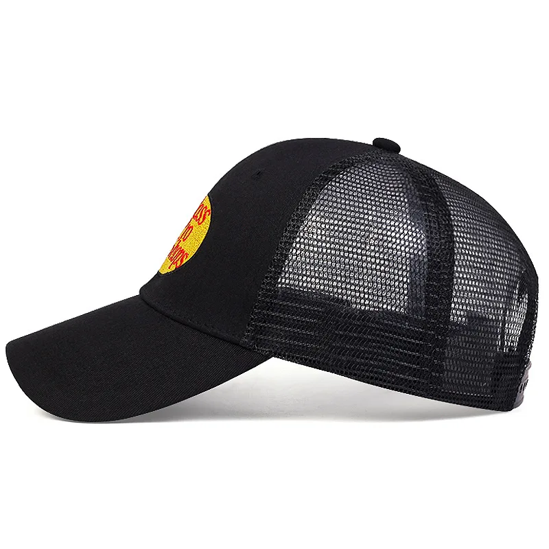 Fashion casual Baseball Cap Travel Perch Cap Bass Pro Shops Men's Embroidery Hip-Hop Cap Sun Visor Adjustable Trucker Mesh Cap 3