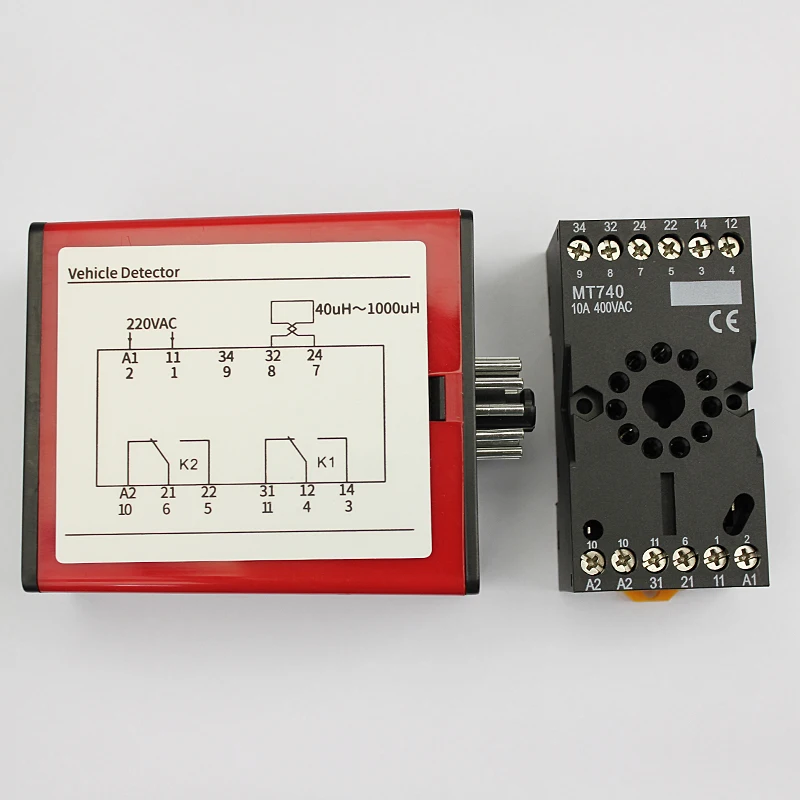 단일 채널 차량 유도 루프 감지기 단일 채널 센서 DC12V DC24V AC220V AC110V 선택 가능