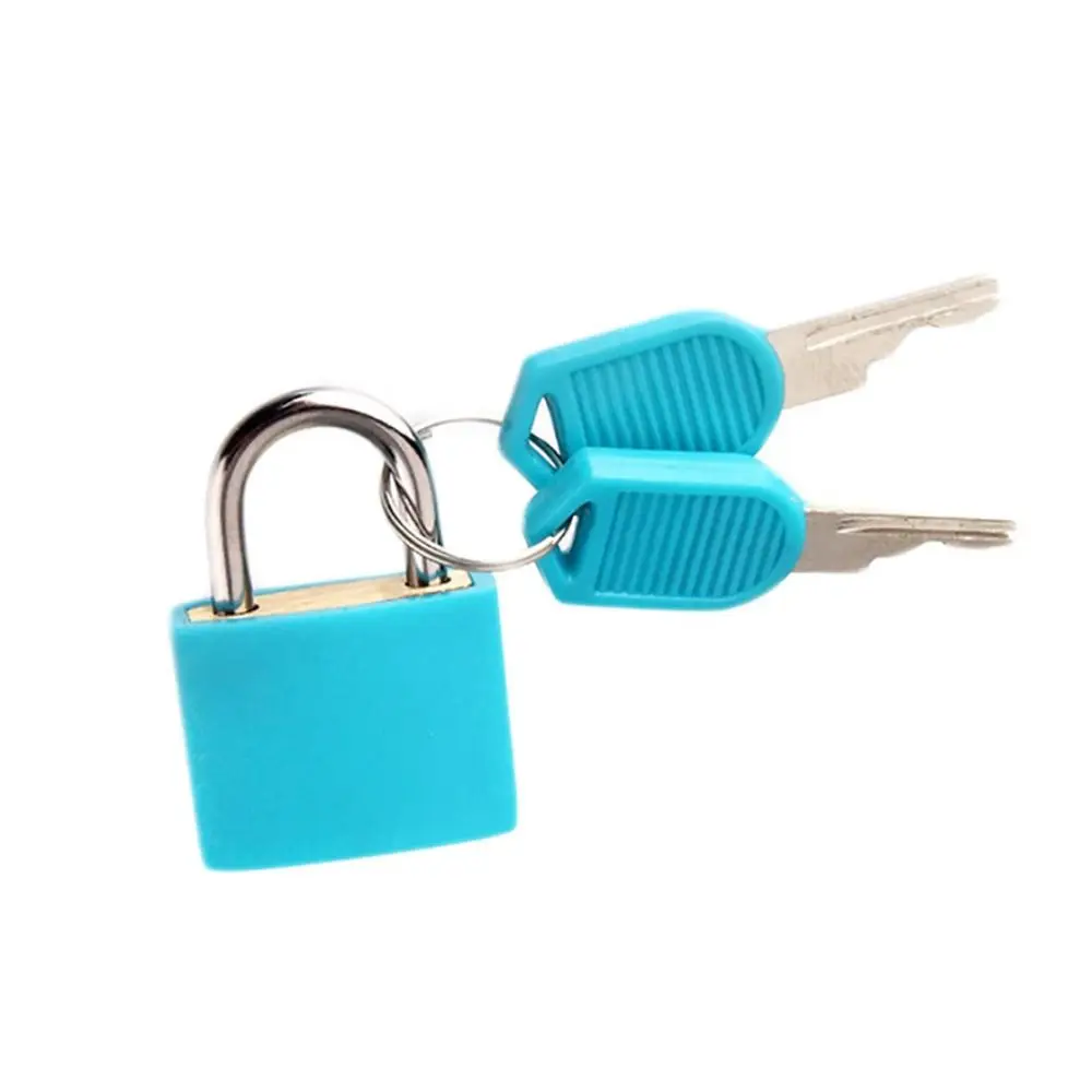 10 Lucchetti Per Valigie In Metallo Con Chiavi - Multicolore, Mini Lucchetti 3,8x2,8 Cm, Per Bagagli, Zaini, Armadietti
