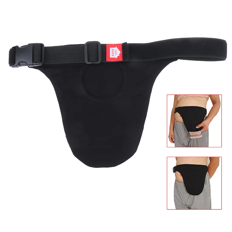 Description Picture 3 of itemWashable Wear Ostomy Bag Waist Fixed Hanging Bag Universal Ostomy Abdominal Stoma Care Accessories Colostomy Stoma Protector