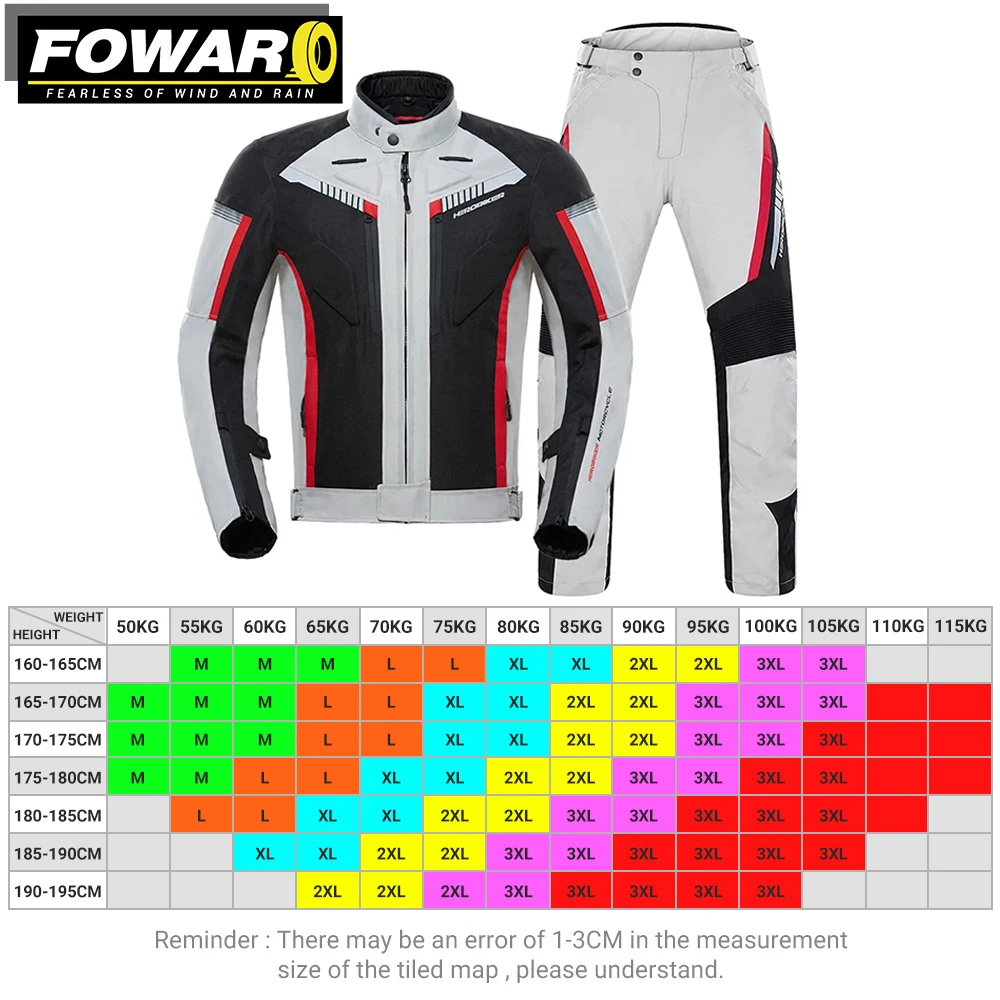 Giacca da Moto pantaloni tuta impermeabile abbigliamento riflettente da corsa Biker Moto giacca da Motocross abbigliamento Moto Unisex M-3XL