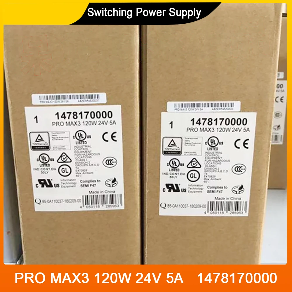 

New PRO MAX3 120W 24V 5A 1478170000 Three-Phase Power Switching Power Supply For Weidmuller High Quality Fast Ship
