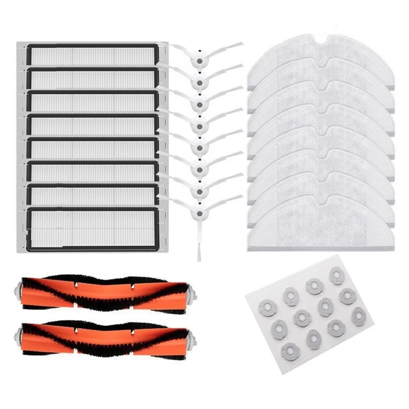 Aspirapolvere Mop Brush Accessori Per Xiaomi Roborock S50 S51 S55 S6 Smart Sweeper Roborock Robot Pezzi Di Ricambio
