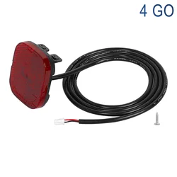 Enhanced LED Rear Brake Light for Electric Scooters - High - Visibility Safety Taillight (4 GO)