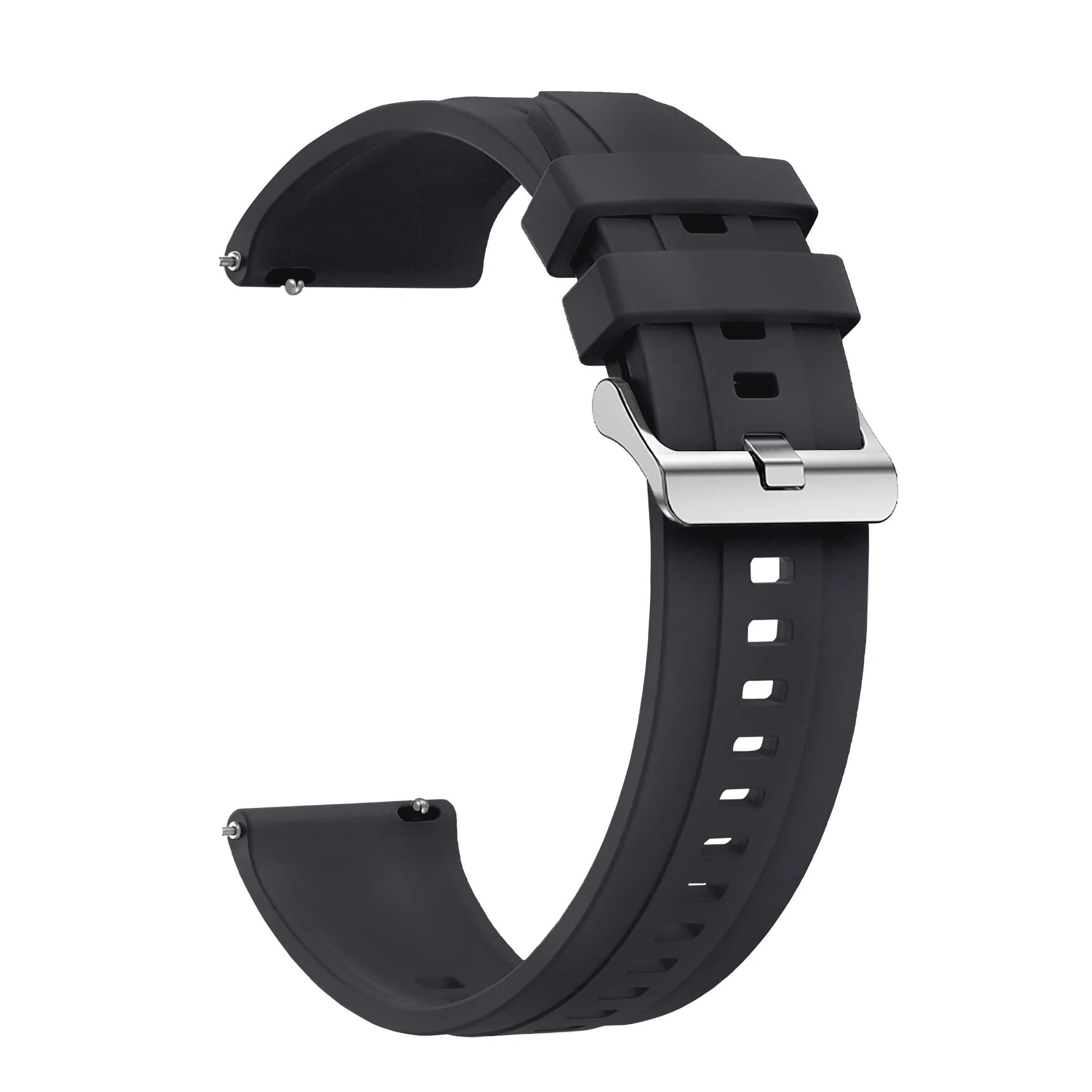 Official Sport Breathable Silicone Watch Band – Premium 22mm Strap