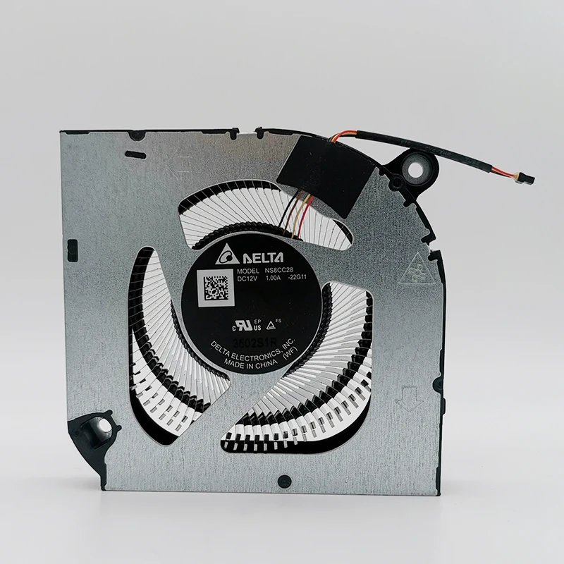 New Laptop Fan Cooler for ACER NS8CC28 22G11 DC12V 1A DATDQ5DC77F010 with Matellic fan blade