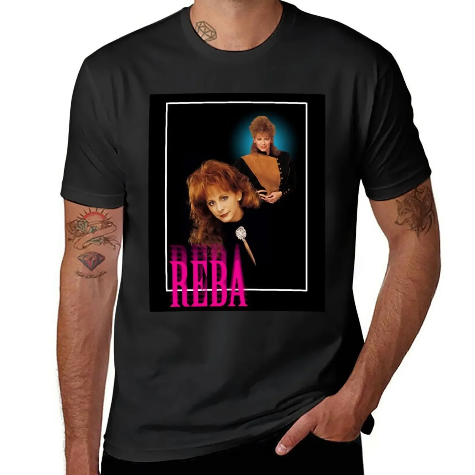 

Reba Shirt Design T-Shirt quick drying tees new edition Men's clothing
