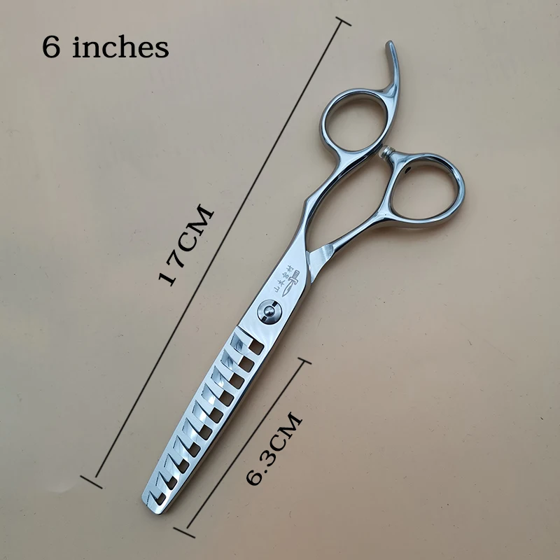 넓은 색조 전문 이발 도구, 미용사 가위, 미용사 커터, 미용사 가위, 6.0 인치, 440c 스틸 커피