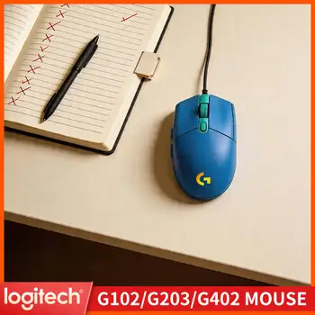 Logitech G102 Gaming Mouse, HERO Sensor Technology, 8000 DPI, Custom RGB, Ergonomic Grip for Long Gaming Hours 1
