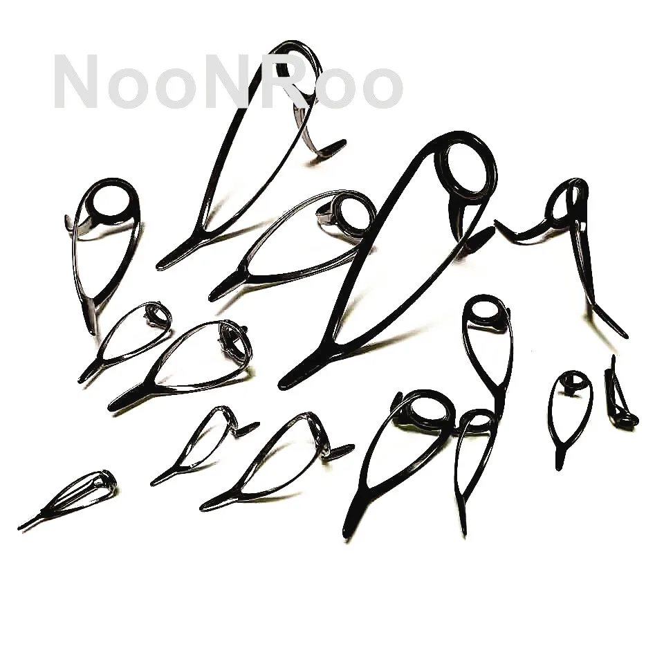 Fishing Rod Guides 2 Bags Bream Guide Set Saltwater Heavy Duty Stainless Steel DIY Repair Rod Building