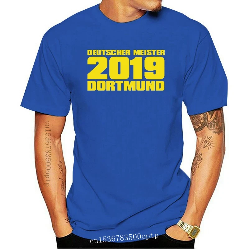 

New German Meister 2021 Dortmund T-Shirt Cult Mottoshirt Fun Party Gift(2)