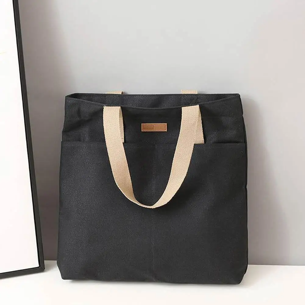 Women's Tote Bag Large capacity Canvas Hand-held Shoulder bag  Handbag Convenient Underarm pouch Class Commuter Bag