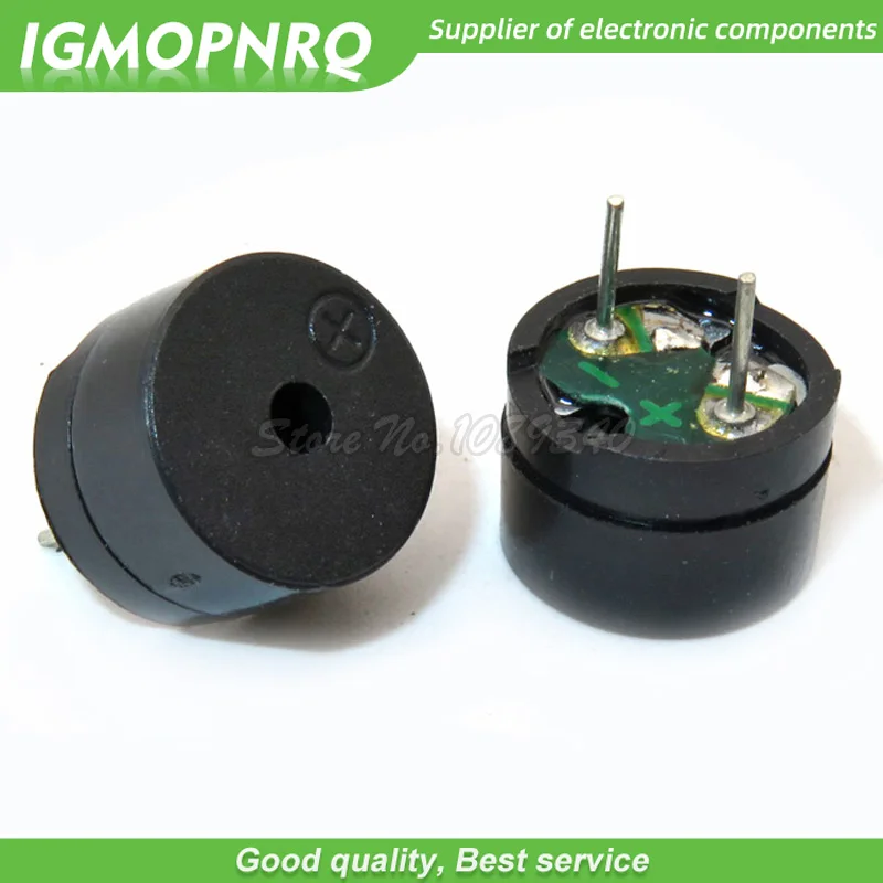 POPESQ® Mini Buzzer Autoadesivo 10mm Piezo – 1V-30V AC, 75dB, 3 Pezzi