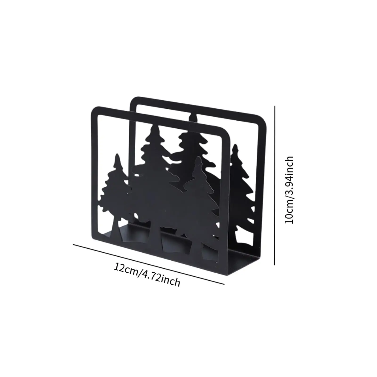 Stainless Steel Christmas Napkin Holder Stand Tissue Dispenser for Home Kitchen Tabletop Decoration Desktop Organizer 6