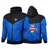 Penn-Veste fine moulinet de pêche pour homme, printemps et automne, impression, chimentrespirant, couture en cinq documents, coupe-vent, nouveau, 2024 6