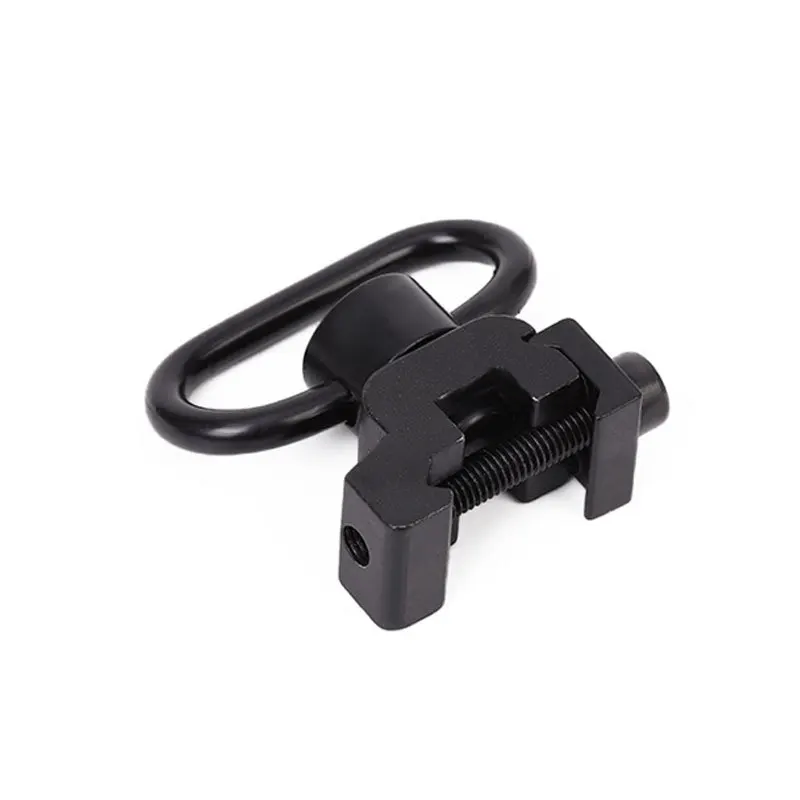 Quick Release Buckle Sling Adapter Ring QD Swivel Mount Push Button 1-1/4" 20mm Weaver Rail or Picatinny Rail Mounted sling swivel adapter sling swivel mount tactical sling adapter sling adapter sling attachment adapter