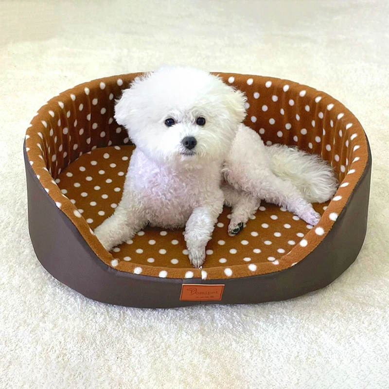 Dog Bed Mat Kennel Soft Dog Puppy Pet Supplies Nest For Small Medium Dogs  Winter Warm Plush Bed House Waterproof Cloth Pet Beds - AliExpress