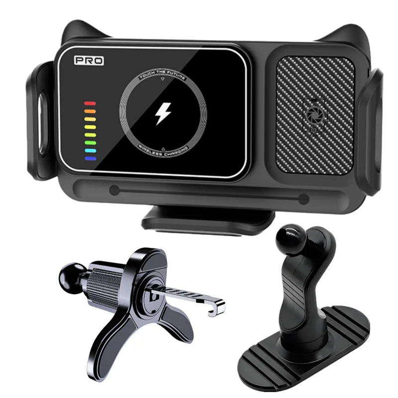 Universal Car Phone Holder Charging Stand with 360° Rotation
