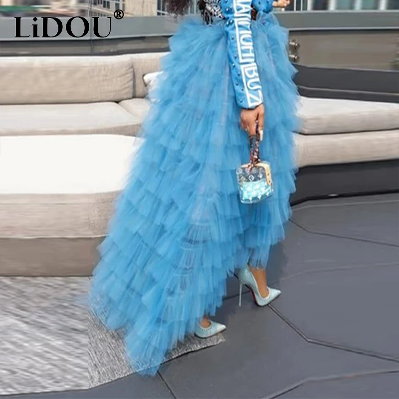 Рисунок 5 - Юбка женская сетчатая однотонная с оборками