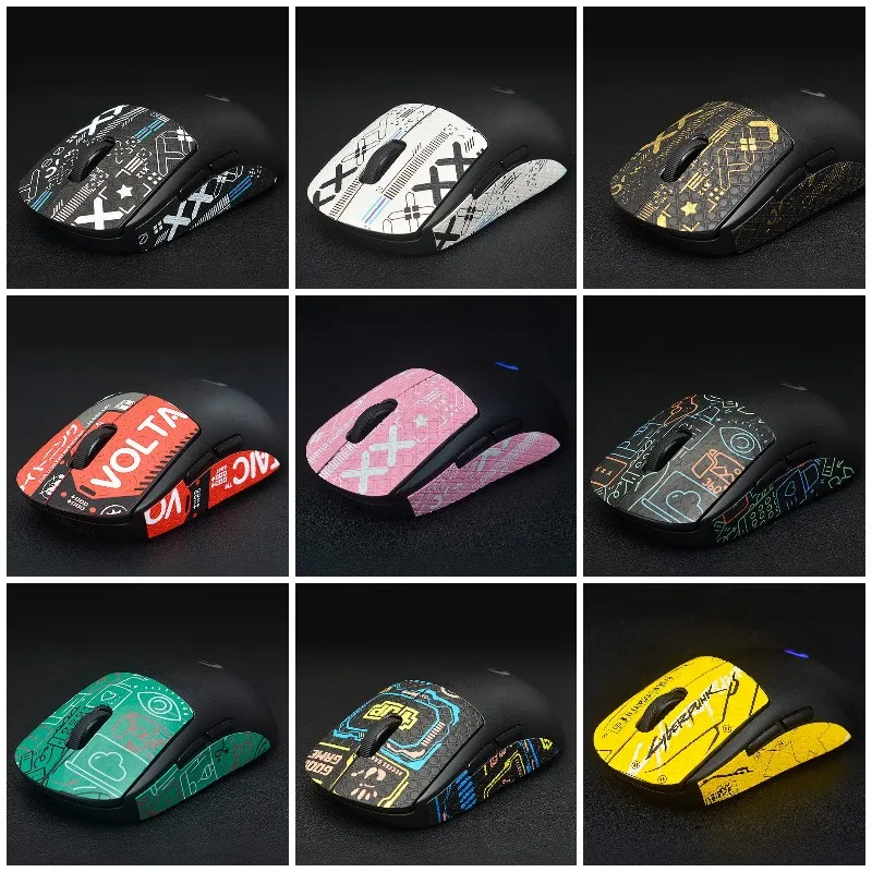 Mouse Grip Tape Skate Handmade Sticker Antiscivolo Lizard Skin Suck Sweat Patch Per Logitech G Pro Wired G102 G203 G304 Mouse