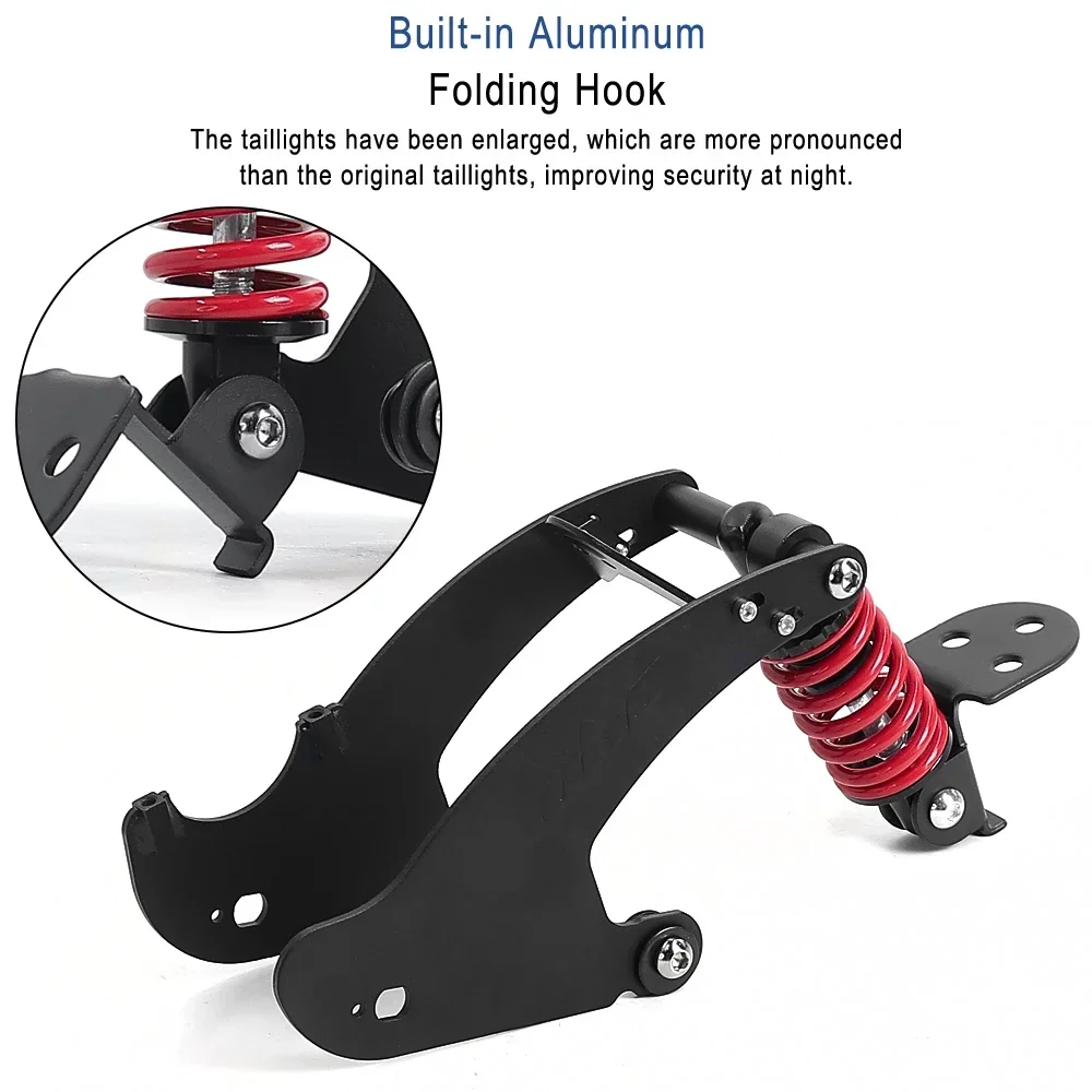 Description Picture 6 of itemFor Iconic Brand KickScooter Mi3 Electric Scooter Modifited Rear Suspension Kit Rear Shock Absorption Fender Light Accessories