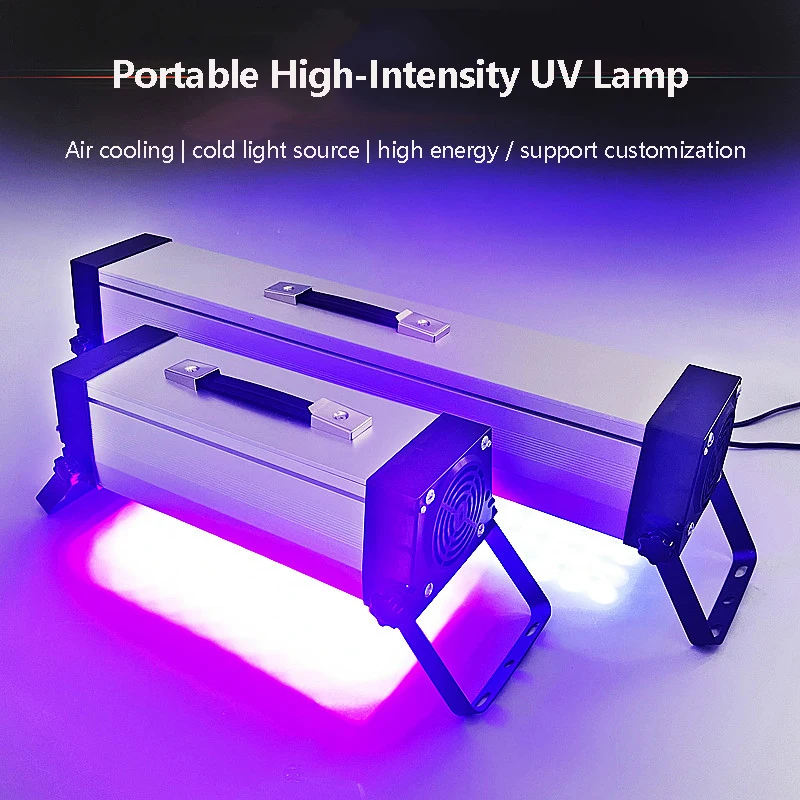 400W Quick Dry UV Ultraviolet Curing Lamp 395nm Glue Resin Green Oil Solder PCB board Coating LCD Screen Paint