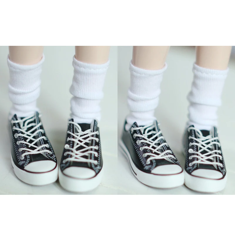 A Pair of Blyth Doll Socks Fashion Pure Color Long Sock for Blythe Barbie Licca Azone OB24 1/6Dolls Accessories Children Gifts 6
