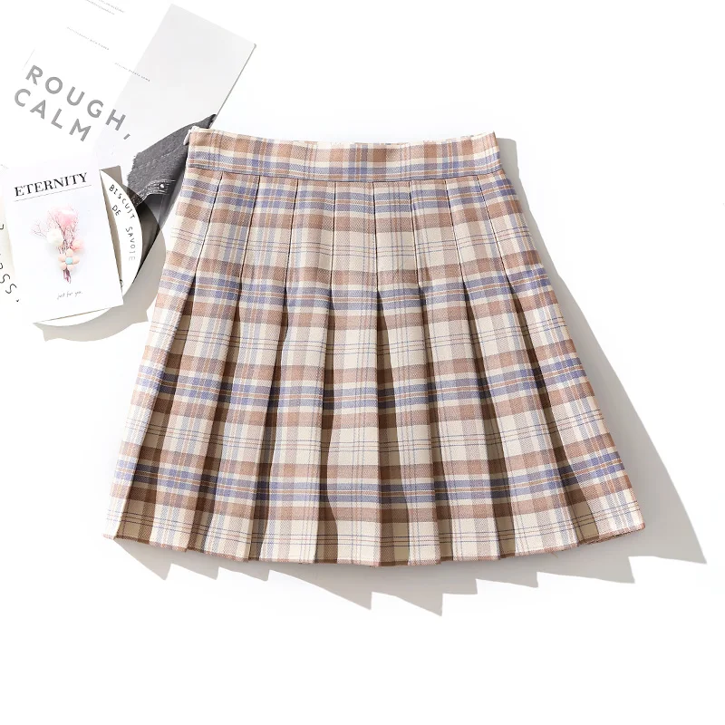 Blue brown Plaid
