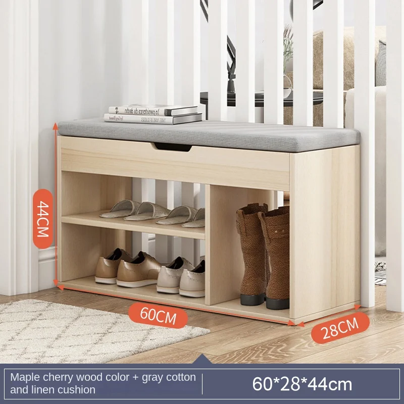 Portable Shoe Rack Seatable Cabinets Entrance Storage Bench Integrated Shoes Cabinets Organizer Household Living Room Furniture