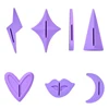 9Pcs Bikini Privates Shaving Stencil Set Female Pubic Hair Trimmer Shaver 2