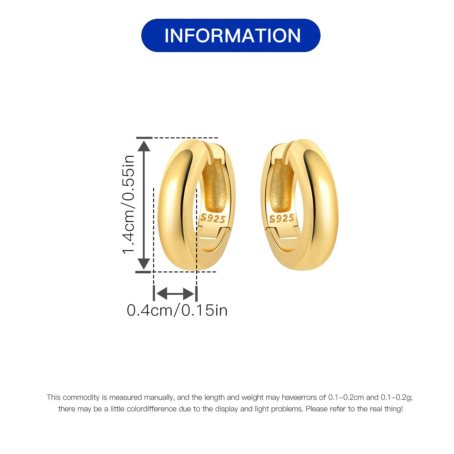 Heiße 18 Stil Sterling Silber goldene Farbe Serie Damen Ohrringe Zirkon runde Creolen feine Hochzeits schmuck Geschenke – Detail 28