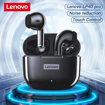 Беспроводные водонепроницаемые наушники Lenovo LP40 Pro с микрофоном и поддержкой Bluetooth 5,1