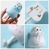 Household Cartoon Cat Decorative Hooks Key Holder Wall Mounted Adhesive Coat Hanger Hat Rack  Sundries Organizer Accessories 6