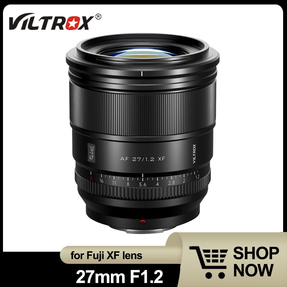

Viltrox 27mm F1.2 pro Auto Focus Large Aperture APS-C Prime Lens For Fujifilm XF Fuji X Mount Cameras X-T30 X-Pro3 X-H2 X-A7