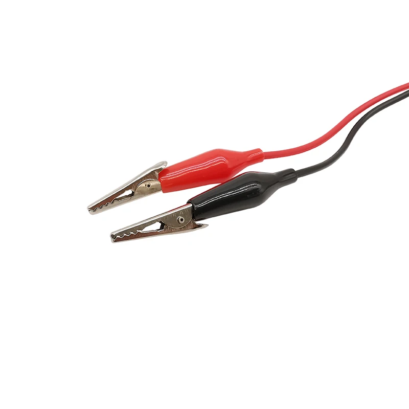 1Pcs Red Black Small Alligator Clips to Alligator Clips Test Leads DIY Electronic Testing Crocodile Clip Clamps Wire Cable 100CM