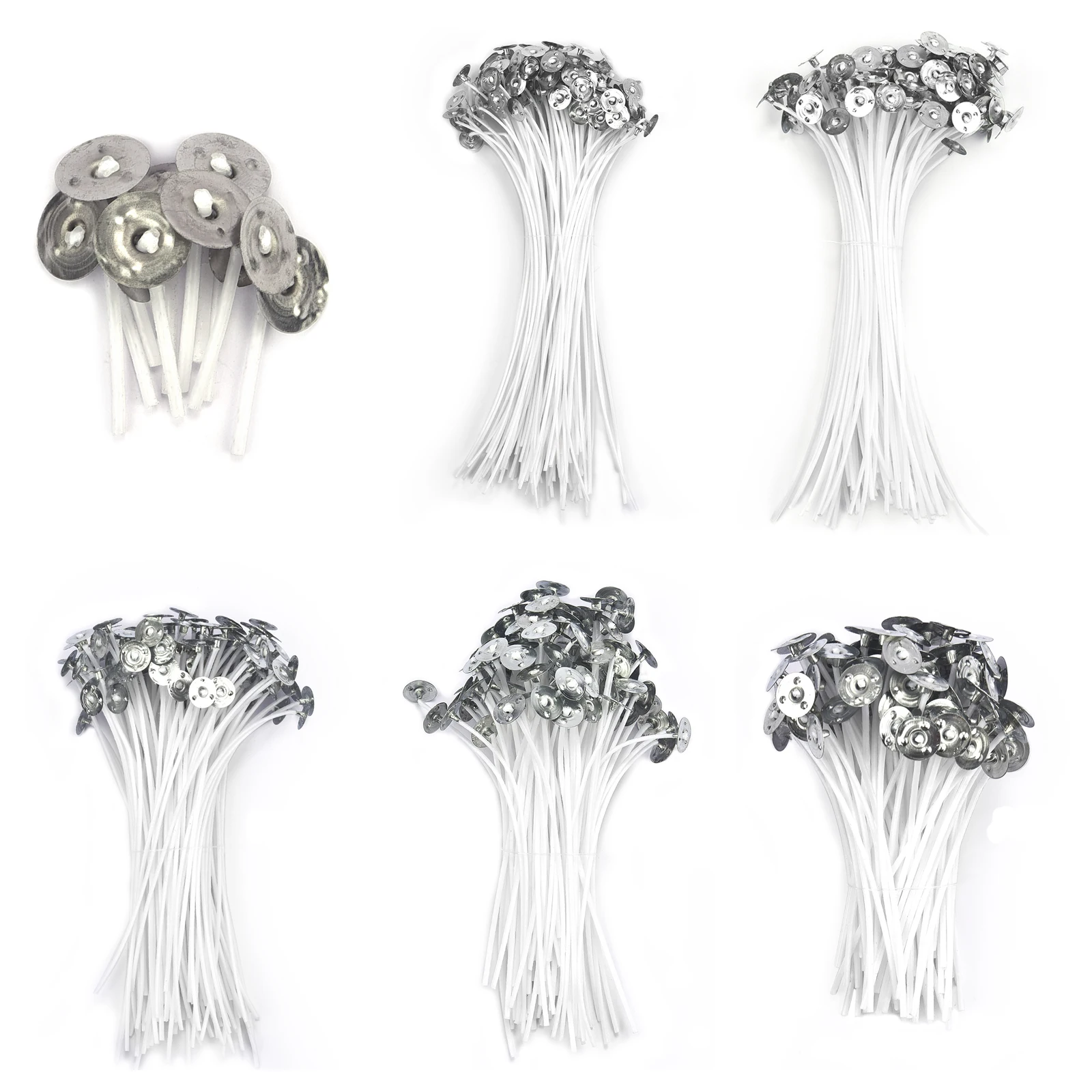 50 PCS/100 PCS 2.620cm Candle Wicks Smokeless Wax Pure Cotton Core For