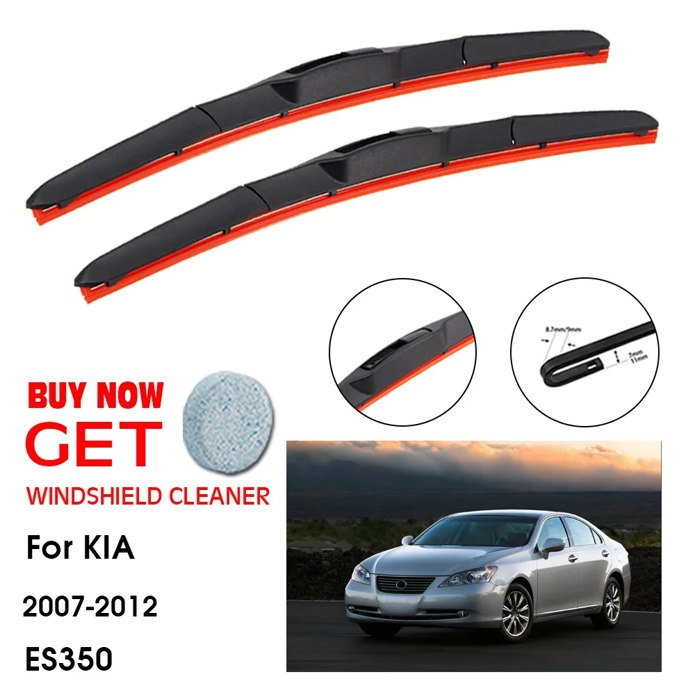 

Car Wiper For Lexus ES350 24"+19" 2007-2012 Front Window Washer Windscreen Windshield Silica Gel Wiper Blades Accessorie