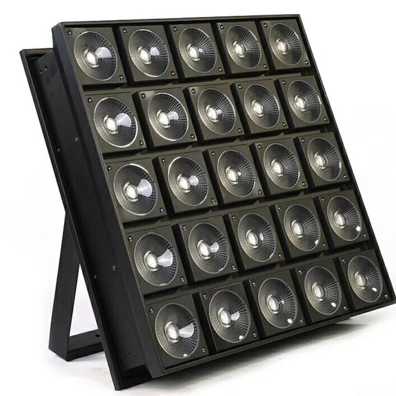 25pcs*10w 3in1 RGB LED Matrix light for vocal concert dj lights COB 5X5 25eyes pixel matrix wash Light