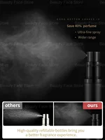 5/8ml Glass Refillable Perfume Bottle with Spray Scent Pump Portable Travel Empty Cosmetic Containers Mini Spray Atomizer Bottle 2