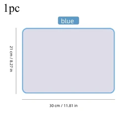 Erasable Dual - Sided Mini Whiteboard with Multi - Color Smooth Finish for Office, Home, and Classroom Use (Blue - 1pc)