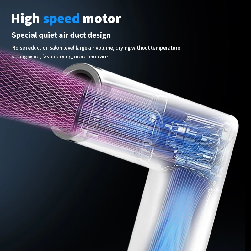 Foldable Hair Dryer High-speed Anion Constant Temperature Electric Professional for Home Salon Styling